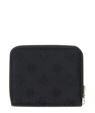 GUESS ELLA Kompakte Geldb&ouml;rse mit Rei&szlig;verschluss schwarzes Logo - Brieftaschen Damen - 2