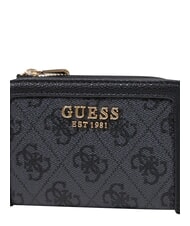 GUESS LINDSEY Kartenetui mit M&uuml;nzfach Kohle - Brieftaschen Damen - 5