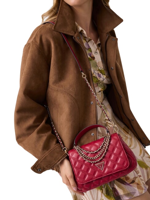 GIULLY 2 Handtasche mit Schulterriemen dunkle Kirsche - Damentaschen