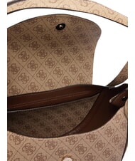 GUESS COLEEN                                   Schultertasche mit zwei Henkeln MILCH-LOGO - Damentaschen - 7