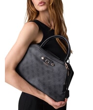 GUESS LINDSEY Handtasche mit Schulterriemen Kohle - Damentaschen - 4