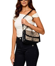 GUESS AUDREY                                   Handtasche mit Schulterriemen aus Leder Leopard - Damentaschen - 3