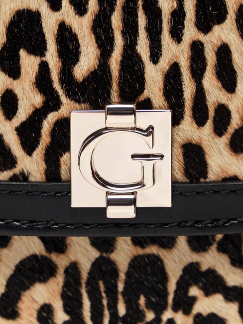 AUDREY                                   Handtasche mit Schulterriemen aus Leder Leopard - Damentaschen