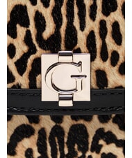 GUESS AUDREY                                   Handtasche mit Schulterriemen aus Leder Leopard - Damentaschen - 8