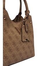 GUESS MERIDIAN 2                               Handtasche mit Schulterriemen MILCH-LOGO - Damentaschen - 6