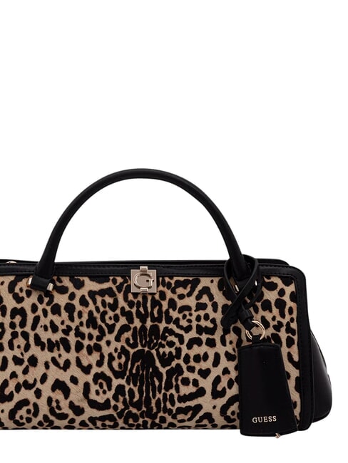 AUDREY                                   Handtasche mit Schulterriemen aus Leder Leopard - Damentaschen