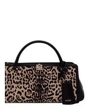 GUESS AUDREY                                   Handtasche mit Schulterriemen aus Leder Leopard - Damentaschen - 4