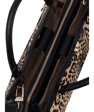 GUESS AUDREY                                   Handtasche mit Schulterriemen aus Leder Leopard - Damentaschen - 6