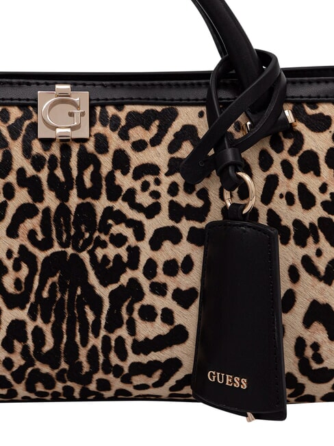 AUDREY                                   Handtasche mit Schulterriemen aus Leder Leopard - Damentaschen