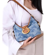 GUESS CAMDEN                                   Schultertasche, verstellbar Denim-Logo - Damentaschen - 3