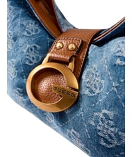GUESS CAMDEN                                   Schultertasche, verstellbar Denim-Logo - Damentaschen - 6