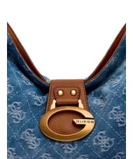 GUESS CAMDEN                                   Schultertasche, verstellbar Denim-Logo - Damentaschen - 7