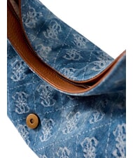 GUESS CAMDEN                                   Schultertasche, verstellbar Denim-Logo - Damentaschen - 8