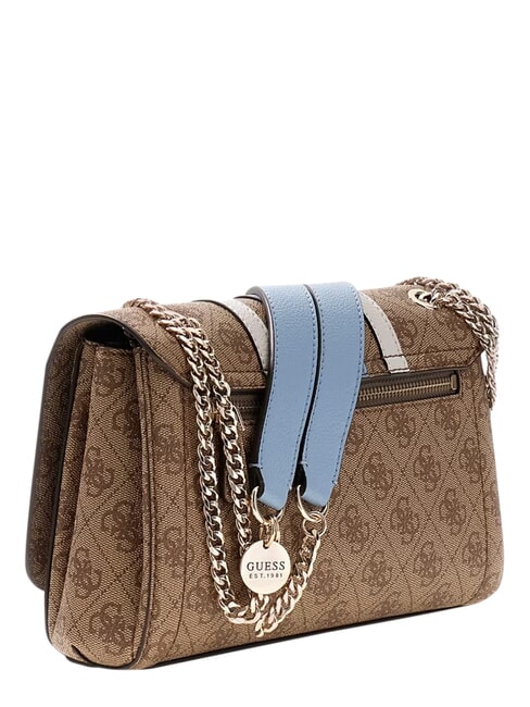 NOELLE 2                                 Schultertasche mit zwei Henkeln Milchlogo/hellblau - Damentaschen