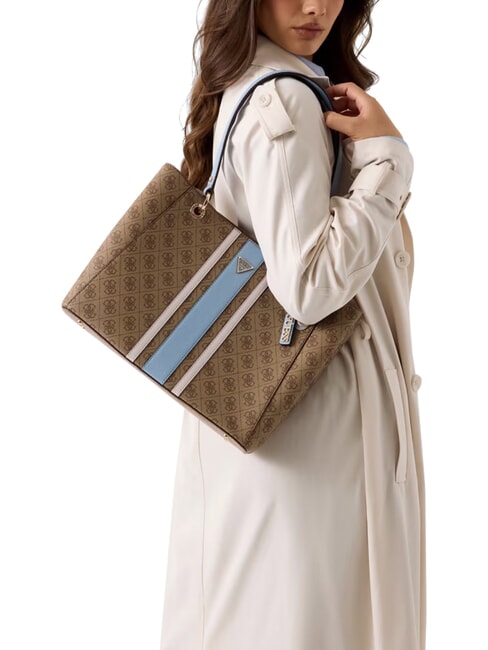 NOELLE 2                                 Schultertasche Milchlogo/hellblau - Damentaschen