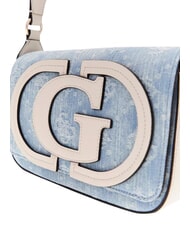 GUESS RUBY Umh&auml;ngetasche Denim-Logo - Damentaschen - 4