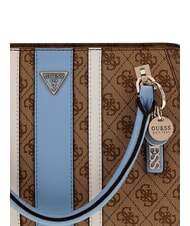 GUESS NOELLE 2                                 Handtasche mit Schulterriemen Milchlogo/hellblau - Damentaschen - 4