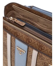 GUESS NOELLE 2                                 Handtasche mit Schulterriemen Milchlogo/hellblau - Damentaschen - 5