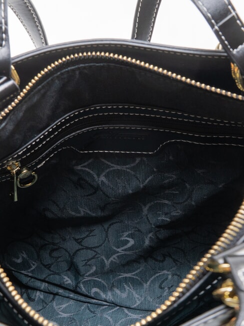 PLANETARIUM Schultertasche / Handtasche monochrom hellgrau/schwarz - Damentaschen