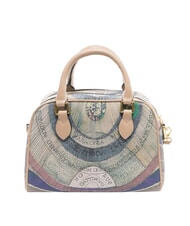 GATTINONI PLANETARIUM Mittelgro&szlig;e Kuppeltasche mit Schultergurt Aquarell/Beige - Damentaschen - 4