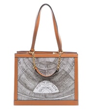 GATTINONI PLANETARIUM Schultertasche / Handtasche Tinten-Sepia/Hellbraun - Damentaschen - 3