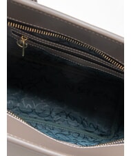 GATTINONI PLANETARIUM Handtasche mit Schulterriemen Wilde Aquarellfarbe/ Dunkeltaupe - Damentaschen - 5