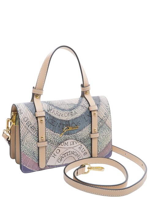 PLANETARIUM Handtasche mit Schulterriemen Aquarell/Beige - Damentaschen