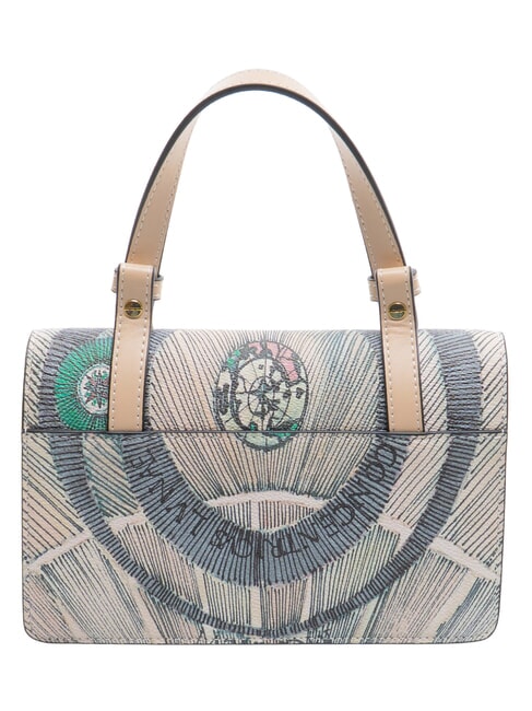 PLANETARIUM Handtasche mit Schulterriemen Aquarell/Beige - Damentaschen