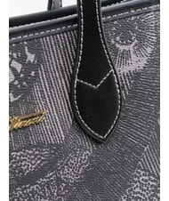 GATTINONI PLANETARIUM Handtasche mit Schulterriemen monochrom hellgrau/schwarz - Damentaschen - 3