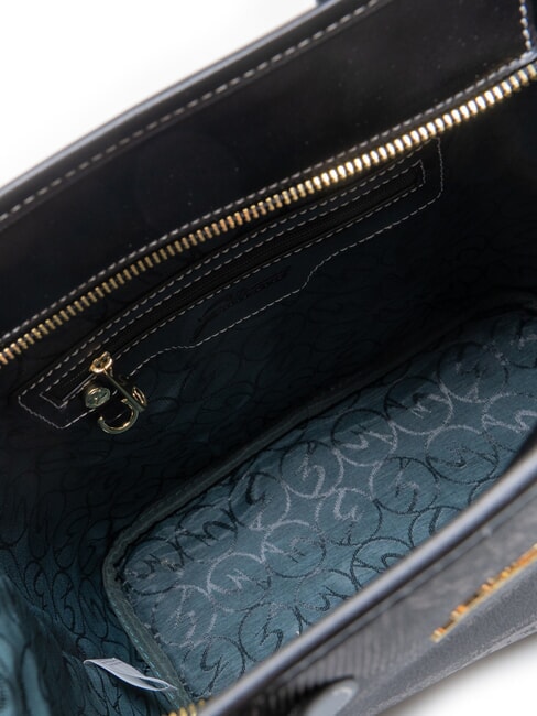 PLANETARIUM Handtasche mit Schulterriemen monochrom hellgrau/schwarz - Damentaschen