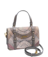 GATTINONI PLANETARIUM Handtasche mit Schulterriemen Wilde Aquarellfarbe/ Dunkeltaupe - Damentaschen - 2