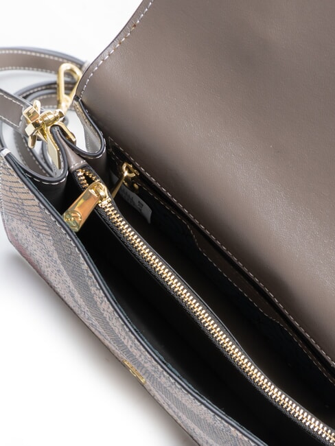 PLANETARIUM Handtasche mit Schulterriemen Wilde Aquarellfarbe/ Dunkeltaupe - Damentaschen