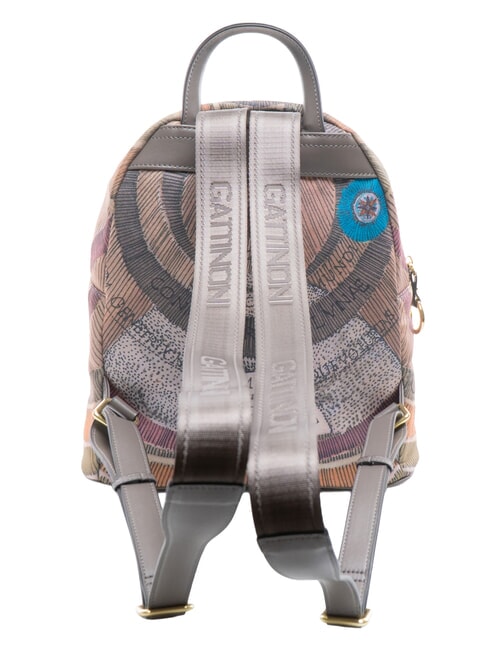 PLANETARIUM Rucksack Wilde Aquarellfarbe/ Dunkeltaupe - Damentaschen