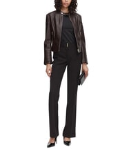 GUESS MARLENE CARIBOU Kunstlederjacke, normale Passform Schokoladenbraun - Damenjacken - 3