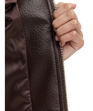 GUESS MARLENE CARIBOU Kunstlederjacke, normale Passform Schokoladenbraun - Damenjacken - 7