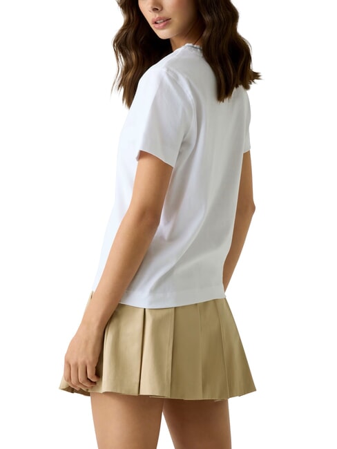 SEQUINS BIG LOGO Kurz&auml;rmeliges T-Shirt mit gro&szlig;em Logo purwei&szlig; - T-Shirts und Tops f&uuml;r Damen