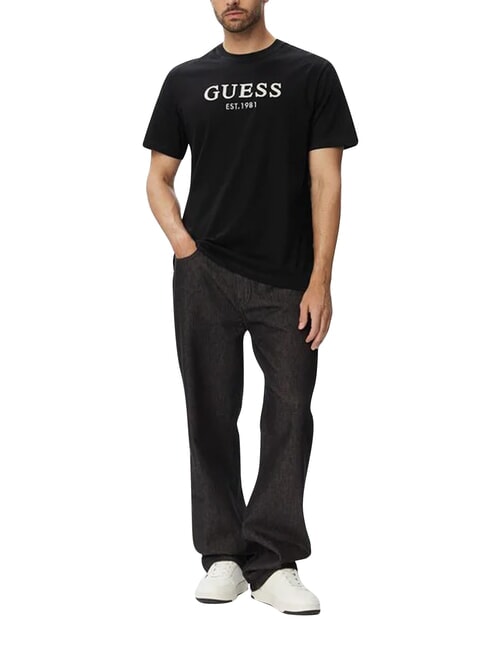 LOGO Kurzarm-T-Shirt aus reiner Baumwolle jetbla - Herren-T-Shirts