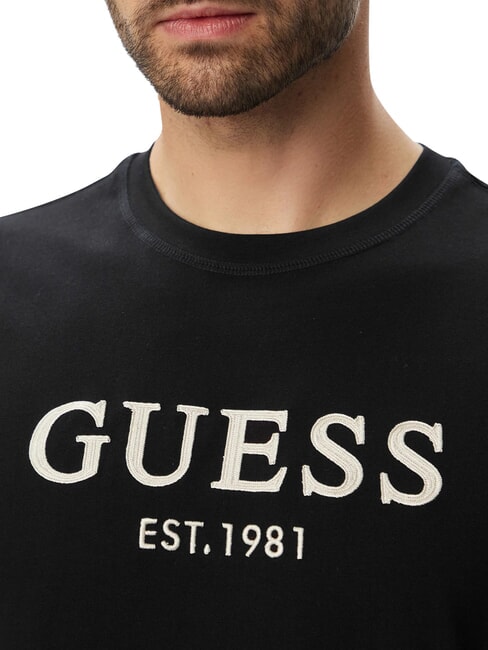 LOGO Kurzarm-T-Shirt aus reiner Baumwolle jetbla - Herren-T-Shirts