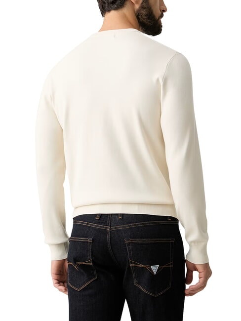 MASON PRINTED Rundhalspullover modulares Eis - Herrenpullover