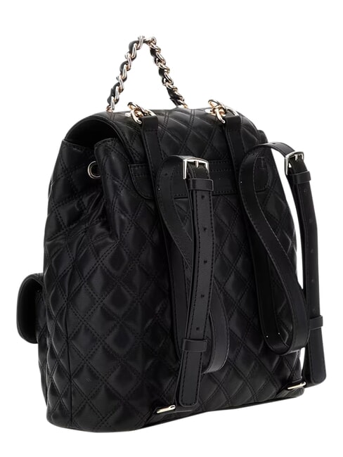 GIULLY 2 Rucksack mit Vordertaschen SCHWARZ - Damentaschen