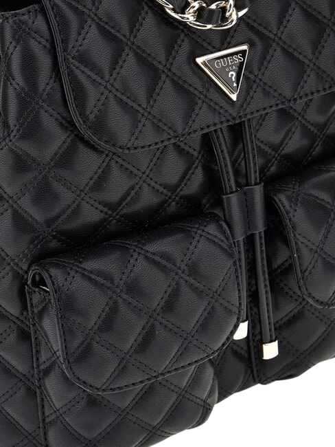 GIULLY 2 Rucksack mit Vordertaschen SCHWARZ - Damentaschen