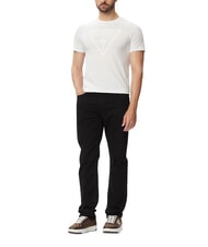 GUESS CORE Kurzarm-T-Shirt aus reiner Baumwolle purwei&szlig; - Herren-T-Shirts - 3