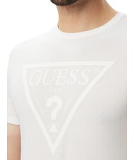 GUESS CORE Kurzarm-T-Shirt aus reiner Baumwolle purwei&szlig; - Herren-T-Shirts - 4