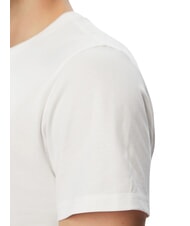 GUESS LOGO Kurzarm-T-Shirt aus reiner Baumwolle purwei&szlig; - Herren-T-Shirts - 5