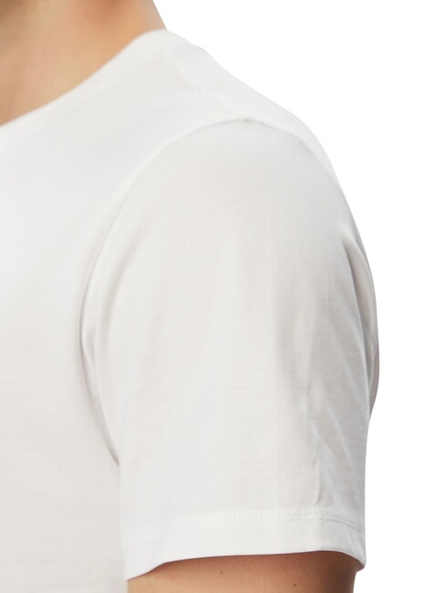 LOGO Kurzarm-T-Shirt aus reiner Baumwolle purwei&szlig; - Herren-T-Shirts