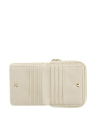 GUESS KIDS Kompakte Geldb&ouml;rse mit Rei&szlig;verschluss 4g aop beige wei&szlig; - Brieftaschen Damen - 4