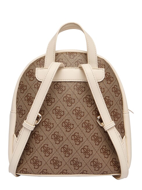 GIRL Rucksack mit Vordertasche 4g aop beige wei&szlig; - Damentaschen