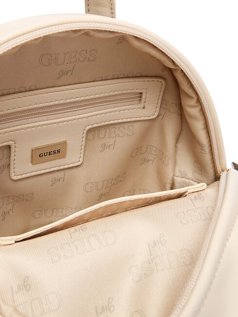 GIRL Rucksack mit Vordertasche 4g aop beige wei&szlig; - Damentaschen