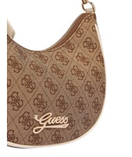 GUESS GIRL Schultertasche mit Kettenriemen 4g aop beige wei&szlig; - Damentaschen - 7