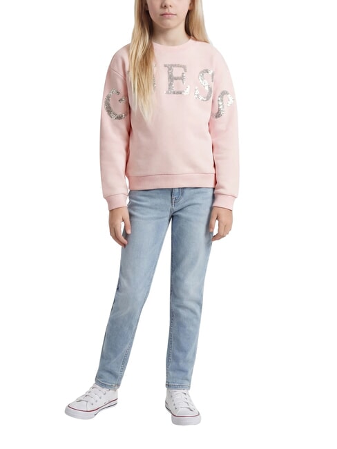 KIDS ACTIVE Sweatshirt mit Rundhalsausschnitt, reine Baumwolle Ballett rosa - Sweatshirts Kinder